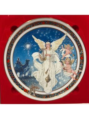 Royal Windsor Christmas Carol Collection Plate 1990 Jack Woodson